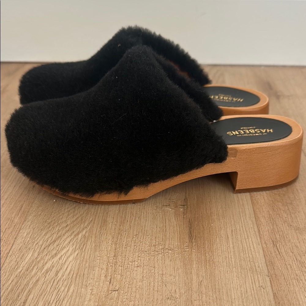 Swedish Hasbeens Fluff Clog